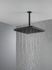Delta 52161-BL Universal Showering Components H2Okinetic Single Setting Shower Head with UltraSoak, Matte Black
