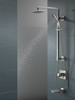 Delta RP62955SSPR Universal Showering Components Single-Setting Raincan Shower Head, Lumicoat Stainless