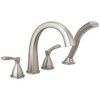 Delta T4777-SS Stryke Delta Stryke Four Hole Roman Tub Trim, Stainless