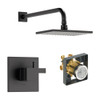 Shower Trim Kit in Matte Black