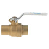Brass Ball Valve, Inline, Solder, 1-in