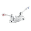 Moen 8810 Double Handle Centerset Bathroom Faucet in Chrome