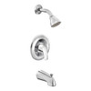 Moen T62803 Bath and Shower Faucet with Posi-Temp Pressure Balanced Trim in Chrome