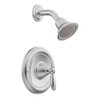 Moen T62152 Posi-Temp Pressure Balanced Shower Trim with Shower Head in Chrome