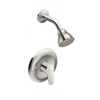 Moen T62802EP Posi-Temp Pressure Balanced Shower Trim with Shower Head in Chrome
