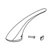 Moen 100012 Handle Kit in Chrome