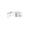 Spout Receptor Kit in Chrome/Black