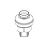 Escutcheon with Hose Guide in Oil Rubbed Bronze
