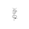 Moen 123804BN Lift Rod Kit in Brushed Nickel