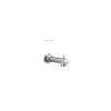 7 3/8in Tub Spout with 1/2in Slip Fit Connection from the Align Collection (With Diverter) in Chrome