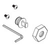 Set Screw, Test Plug, and Cap