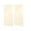 48-in W x 96-in H Solid Surface Shower Wall Panel in Pebble