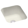 13.375-in D x 15.375-in W x 7-in H Solid Surface Undermount Bar Sink with 0-Hole in Bisque