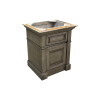 Quartersawn Oak Porch Swing Brushed Sepia Vanity