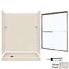 Swan STP326L050-M58570BC 72.5-in x 60-in x 32-in 5-Piece Alcove Shower Kit in Tahiti Desert