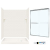 Swan STP326R018-M58570CC 72.5-in x 60-in x 32-in 5-Piece Alcove Shower Kit in Bisque