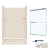 Swan STP3448050-M46570CC 72.5-in x 48-in x 34-in 5-Piece Alcove Shower Kit in Tahiti Desert