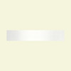 Swanstone 8-in H x 37-in L Bathroom Side Splash in Tahiti White