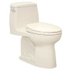 One Piece Elongated 1.28 GPF ADA Toilet with E-Max Flush System - Seat Included in Sedona Beige