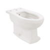 Floor Mounted Porcelain Bidet - Four Hole Faucet Drilling in Cotton