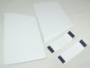 Set of Large and Small Side Plates for Toilets in Cotton