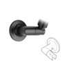 Holding Bracket Assembly - For Hand Shower Applications in Matte Black