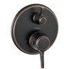 Hansgrohe 15752921 C Thermostatic Valve Trim with Integrated Volume Control - Less Valve in Rubbed Bronze