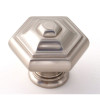 Alno Geometric A1530-SN Knob Transitional 1-1/4-in in Satin Nickel