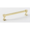 Alno Cube A985-6-PB Modern Pull in Polished Brass