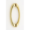 Alno C855 Series G855-6-PB Back-to-Back Pull Modern in Polished Brass