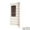 Electric Towel Radiator Plug-In Left-Hand 69-in H x 23-in W Gray White