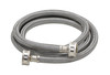 Braided Stainless Steel 60-in Washing Machine Connector with 3/4-in Hose Fitting x 3/4-in Hose Fitting
