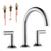 Roman Tub Trim Kit in Polished Chrome