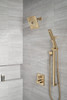 Delta T24867-CZ Ara Angular Modern Monitor 14 Series Valve Trim with 3-Setting Integrated Diverter, Champagne Bronze