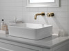 Delta T3558LF-CZWL Trinsic Two Handle Wall Mount Bathroom Faucet Trim, Champagne Bronze