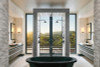 Rain Shower Trim Package in Matte Black Finish