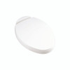 Elongated Closed-Front Toilet Seat and Lid in Cotton