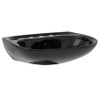 26-in Wall Mounted Bathroom Sink with 3 Faucet Holes Drilled and Overflow in Ebony