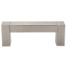 Alno Block A420-3-SN Modern Pull in Satin Nickel