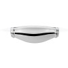Alno Charlie's Collection A626-3-PC Cup Pull Transitional in Polished Chrome