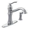 Moen 7245C Chrome One-Handle Kitchen Faucet