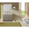 Transolid TLMM3528 35.43 X 1.18 X 27.56 LED-Backlit Contemporary Mirror with Touch Sensor