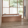 DXV Aqua Moment Drop-in Airbath with Waterfall, in Canvas White
