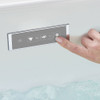 DXV Aqua Moment Drop-in Airbath with Waterfall, in Canvas White