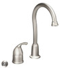 Moen 4905SRS Single Handle Bar Faucet in Spot Resist Stainless