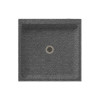 32.375-in D x 32.375-in W x 5.5-in H Solid Surface Shower Base in Night Sky