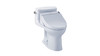 Toto MW6342044CEFG#01 1.28 GPF One-Piece Elongated Bowl with Single Flush and Washlet+ C200 Washlet in Cotton