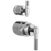 Pressure Balance Valve Trim T-Lever Handle Kit in Chrome