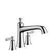 Hansgrohe 04776000 Joleena 3-Hole Roman Tub Set Trim in Chrome