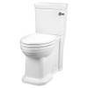 Two-Piece Elongated Toilet with Right-Hand Trip Lever - Projects Model, in Canvas White
